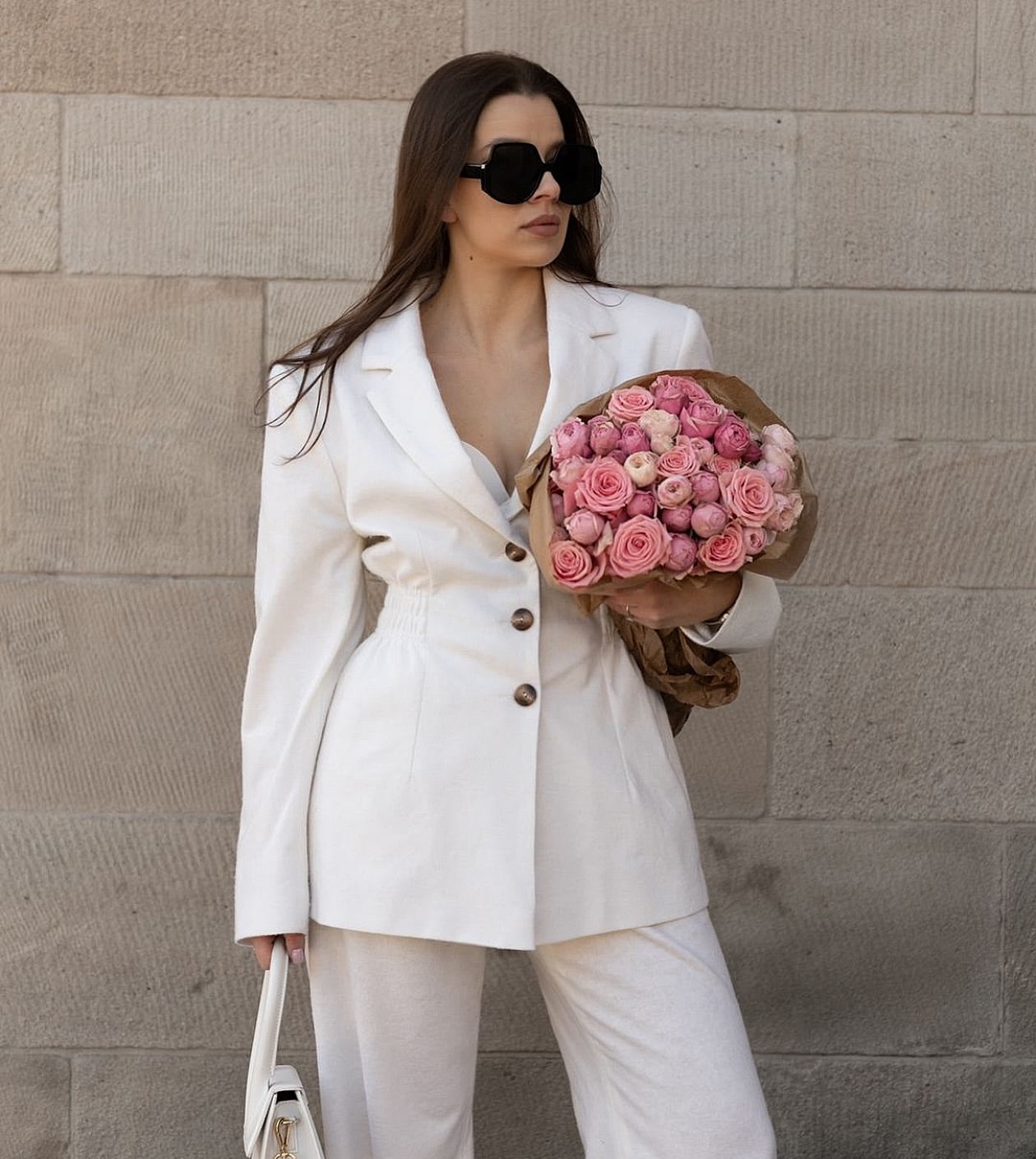 WOOL SUIT CREME
