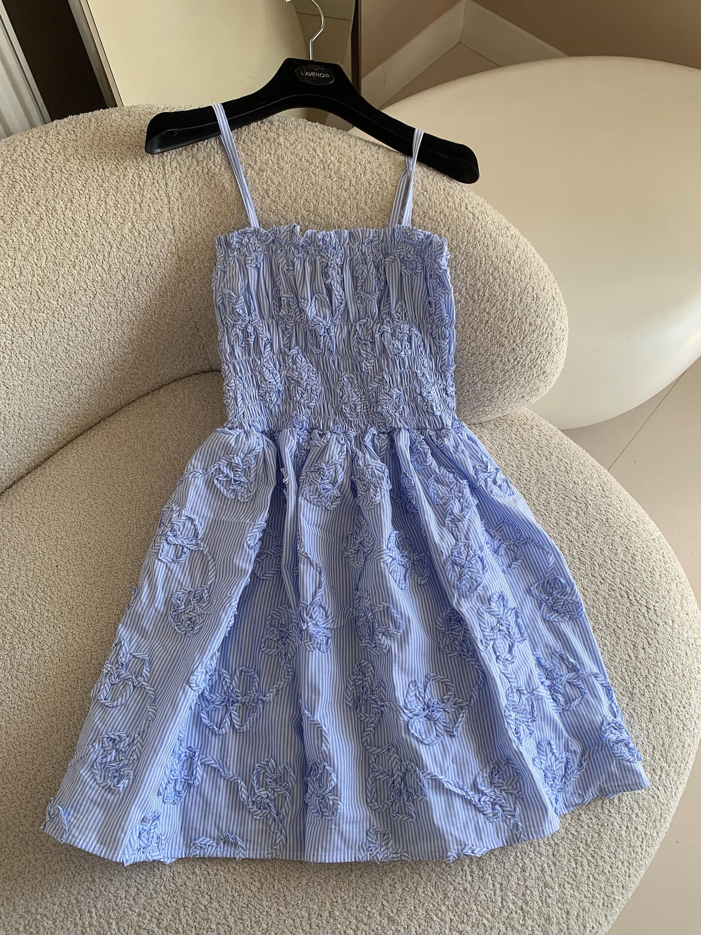 BABY BLUE 3D DRESS