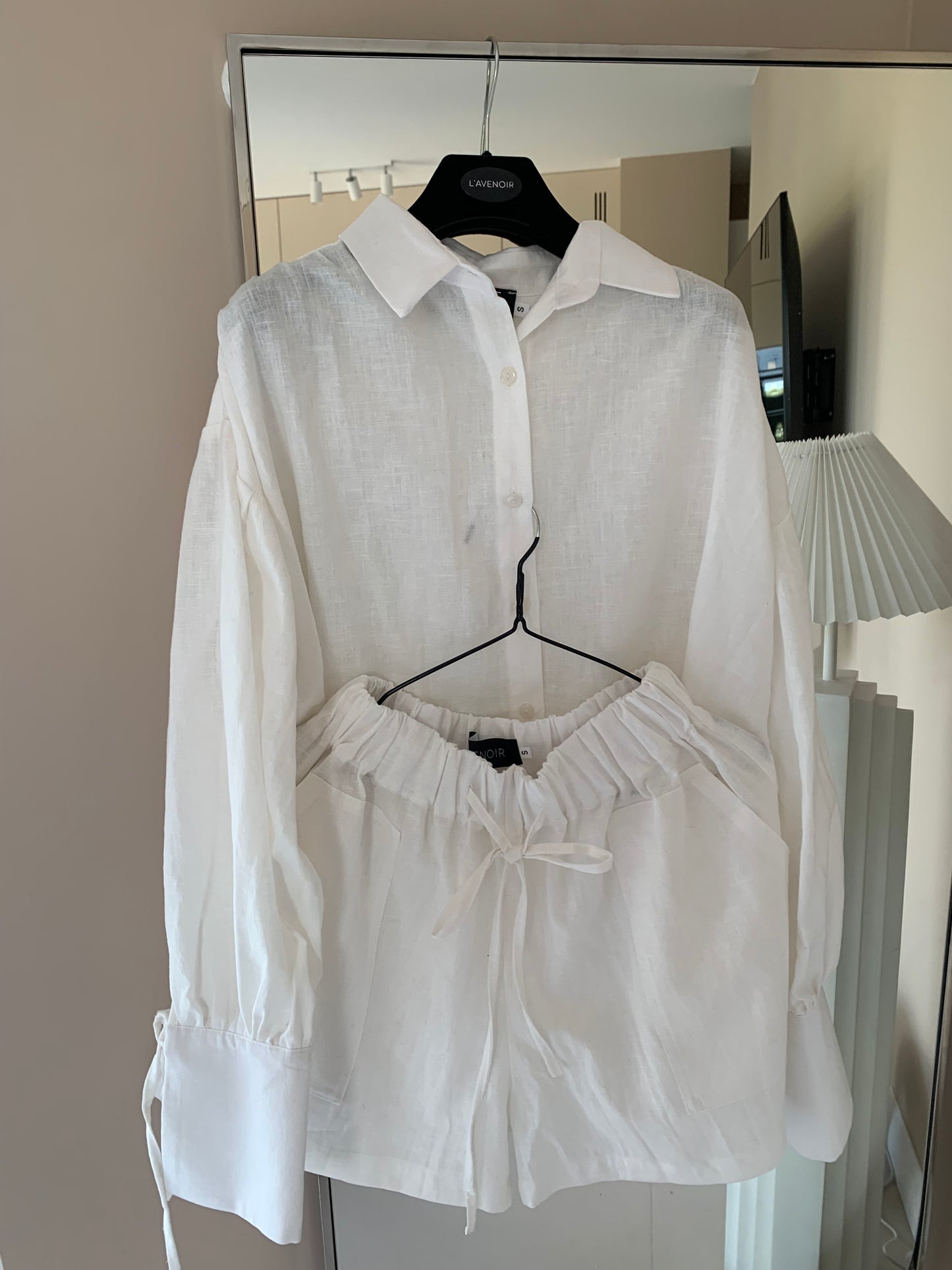 LINEN SET BOW