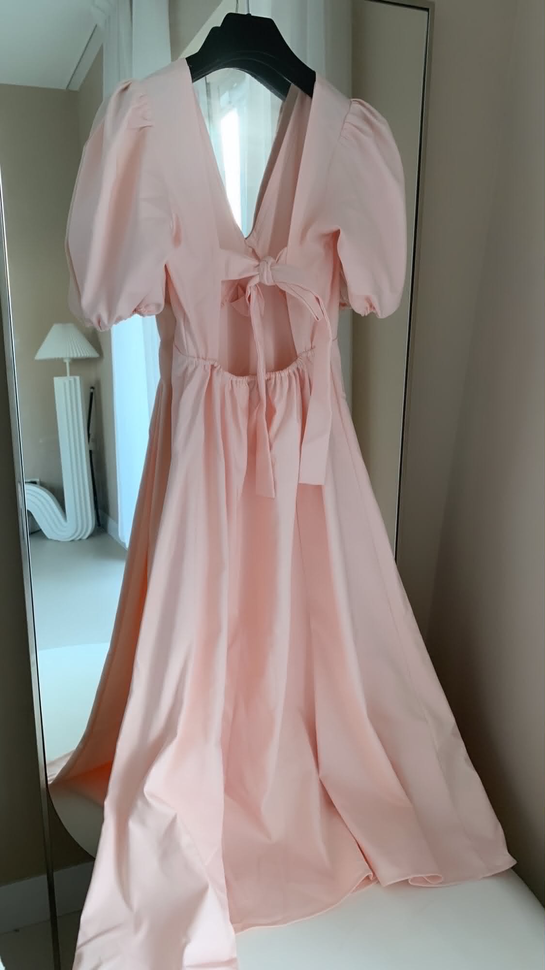 PEACH MAXI BOW
