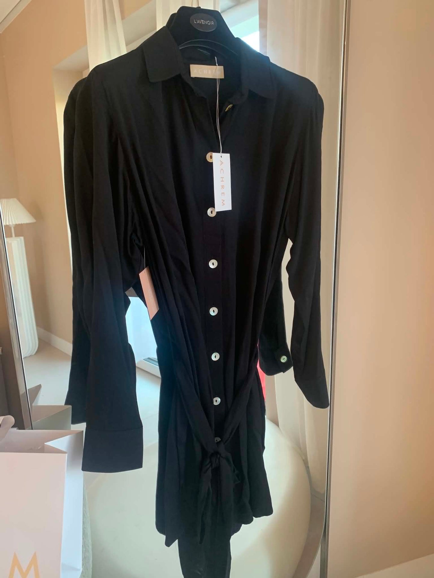 SHIRT DRESS BLACK