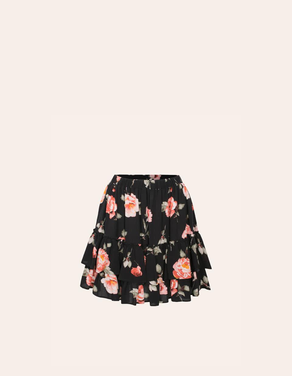 FLOWER PRINT SKIRT