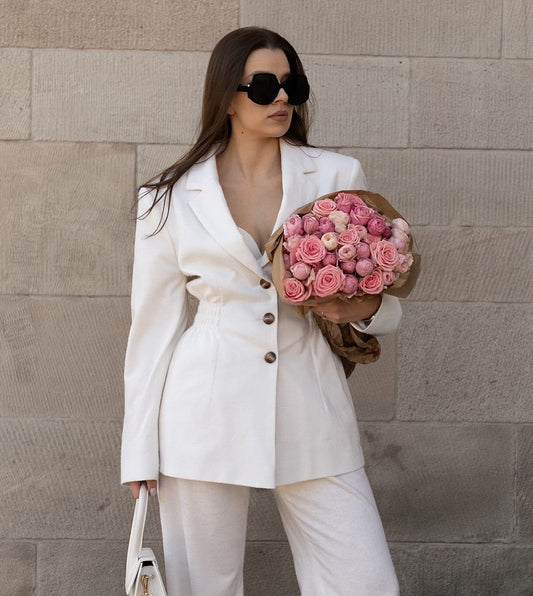 WOOL SUIT CREME
