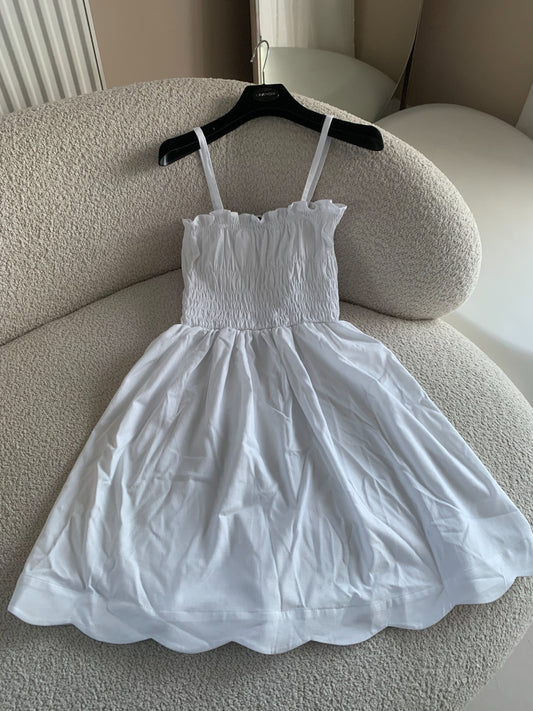 LINEN WITH VISCOSE WHITE