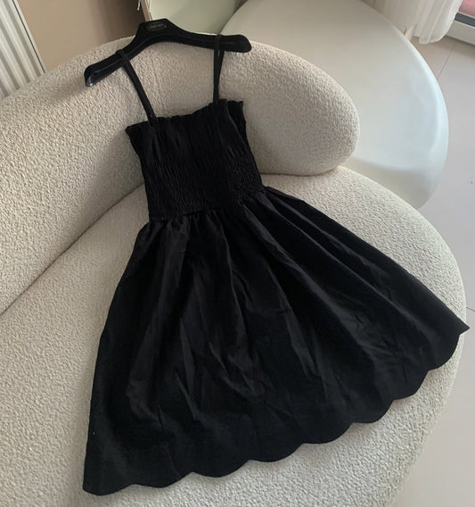 VISCOSE & LINEN BLACK
