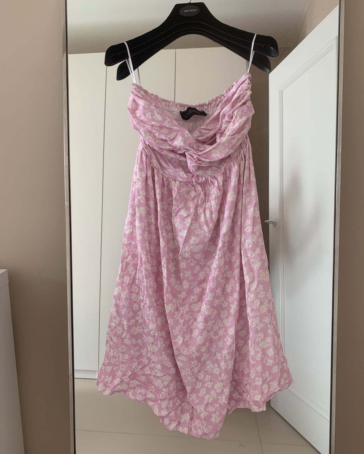 VISCOSE FLOWER PINK AMY