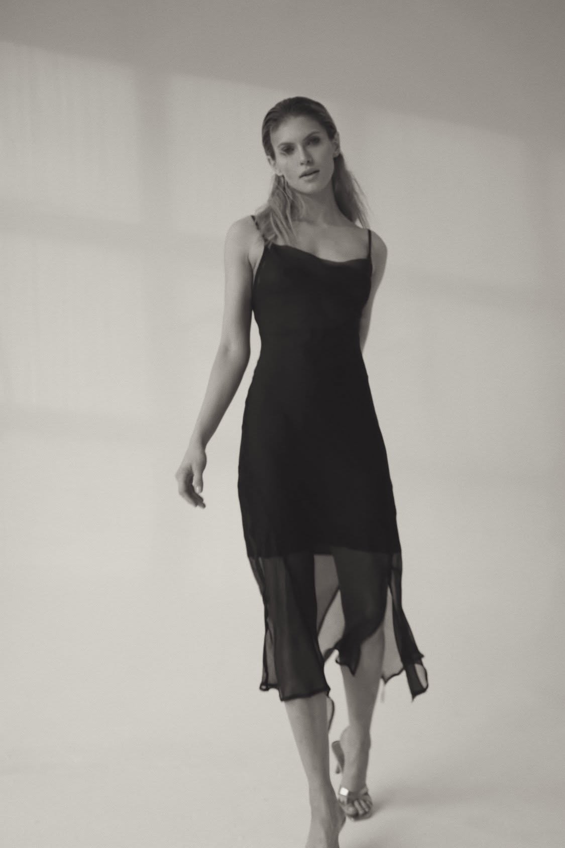 MIDI DRESS 100% SILK