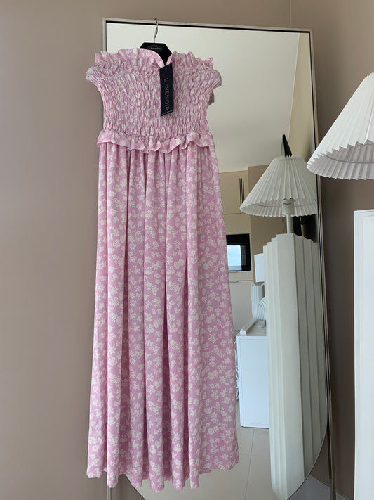 PINK FLOWER DRESS