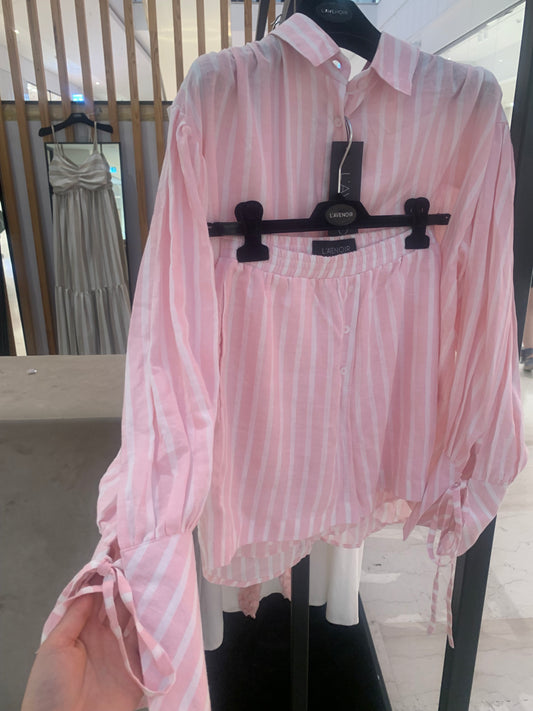 PINK LINEN SET 3