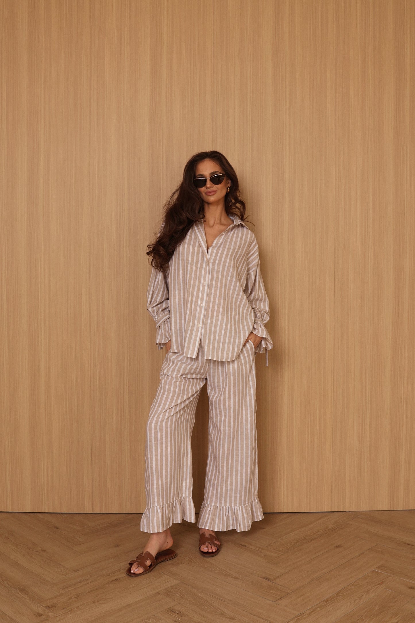 LINEN BEIGE PANTS