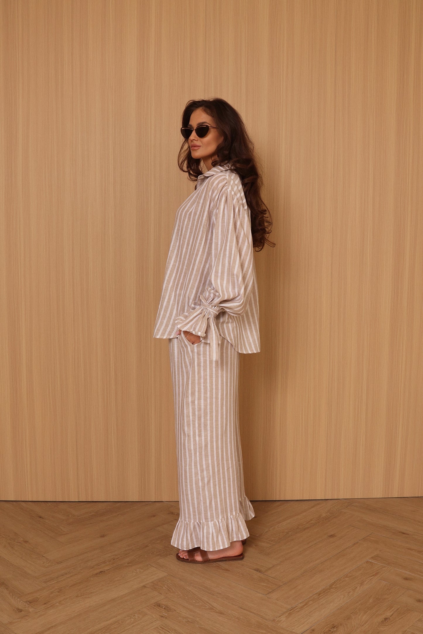 LINEN BEIGE PANTS
