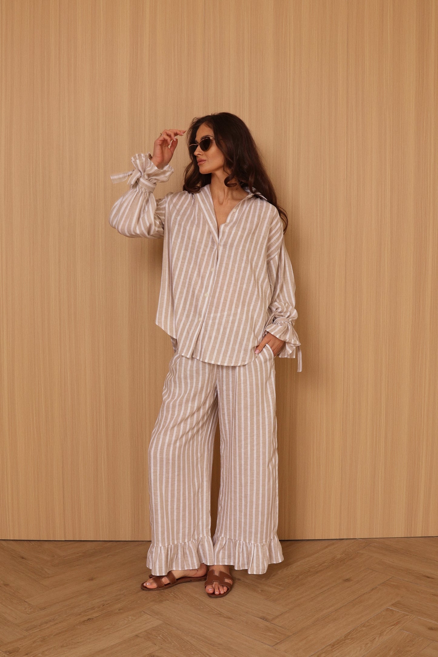 LINEN BEIGE PANTS