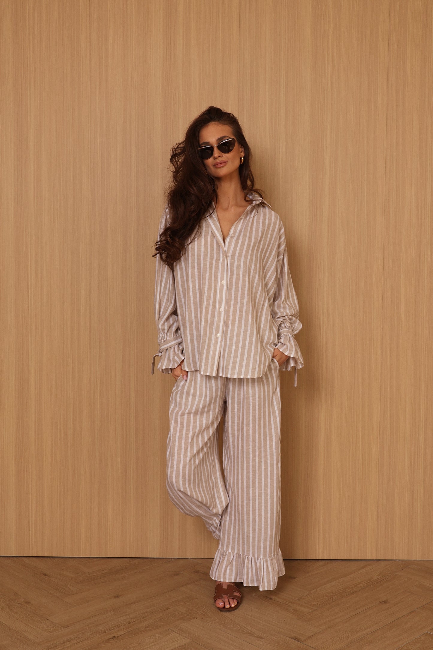 LINEN BEIGE PANTS