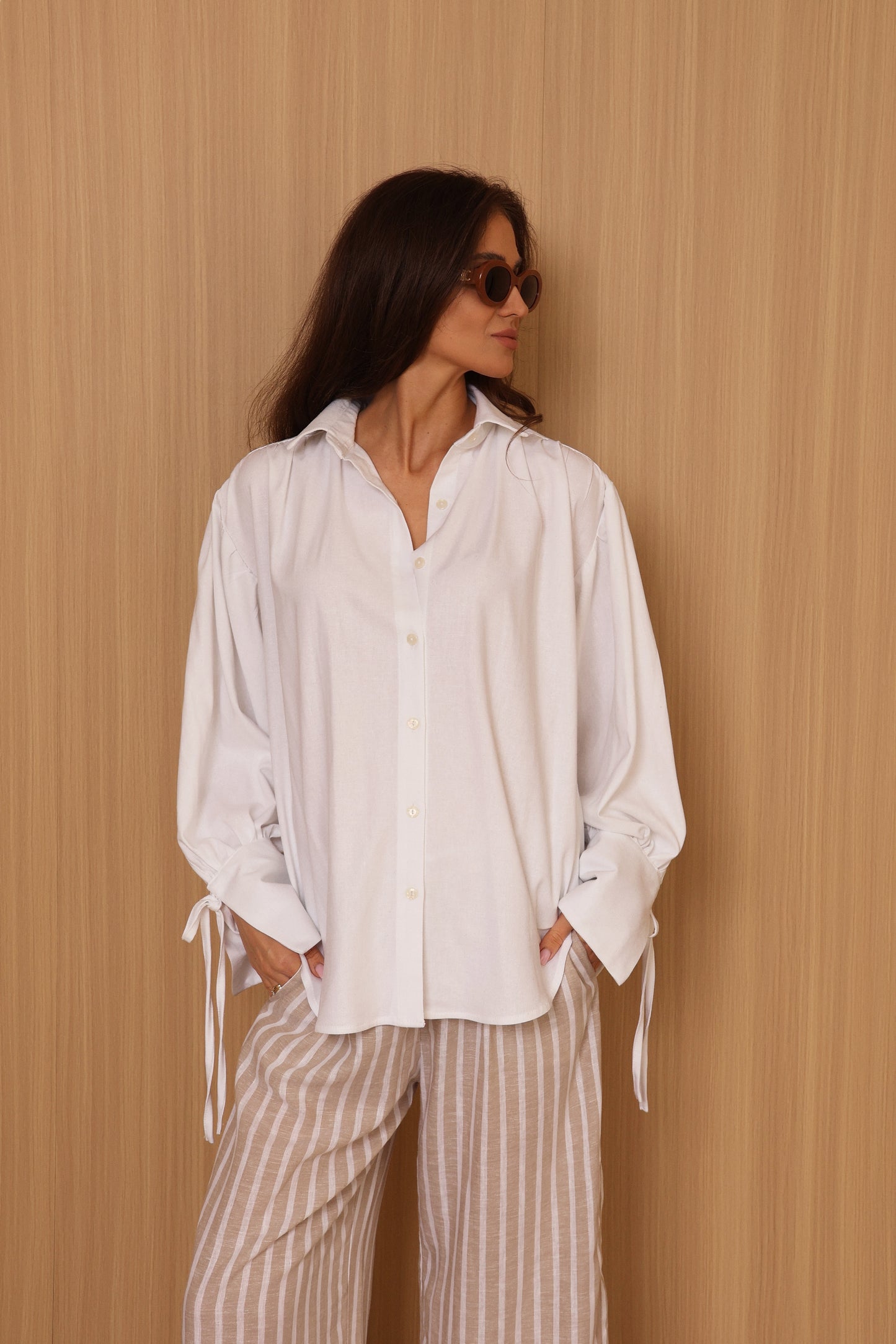 LINEN WHITE SHIRT