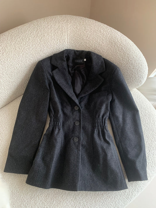 Marynarka w jodełkę z kaszmirem