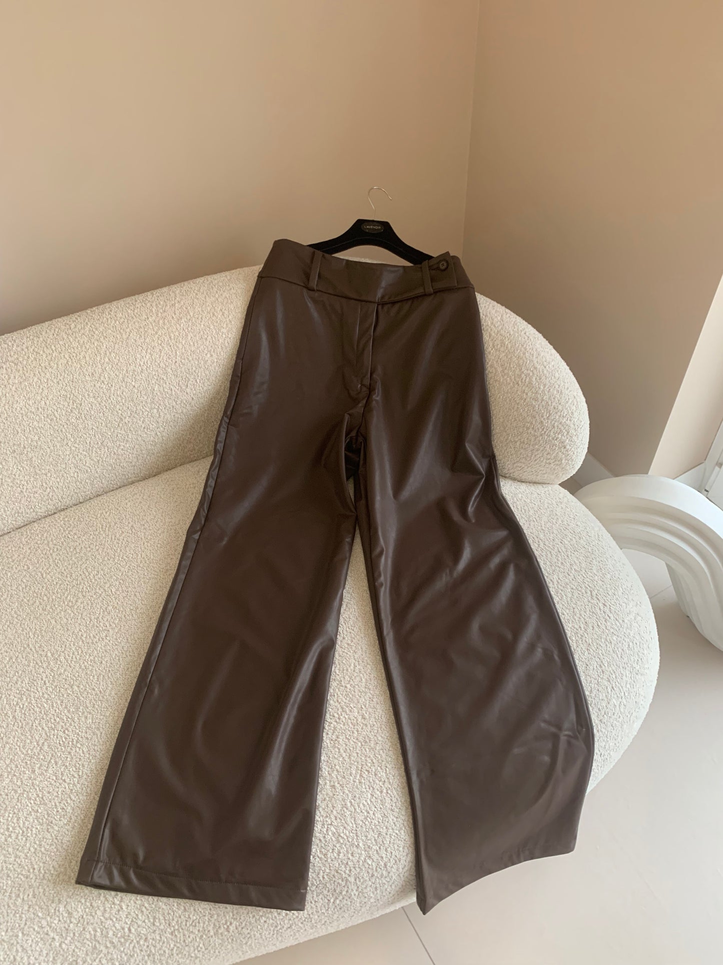 spodnie FAUX LEATHER