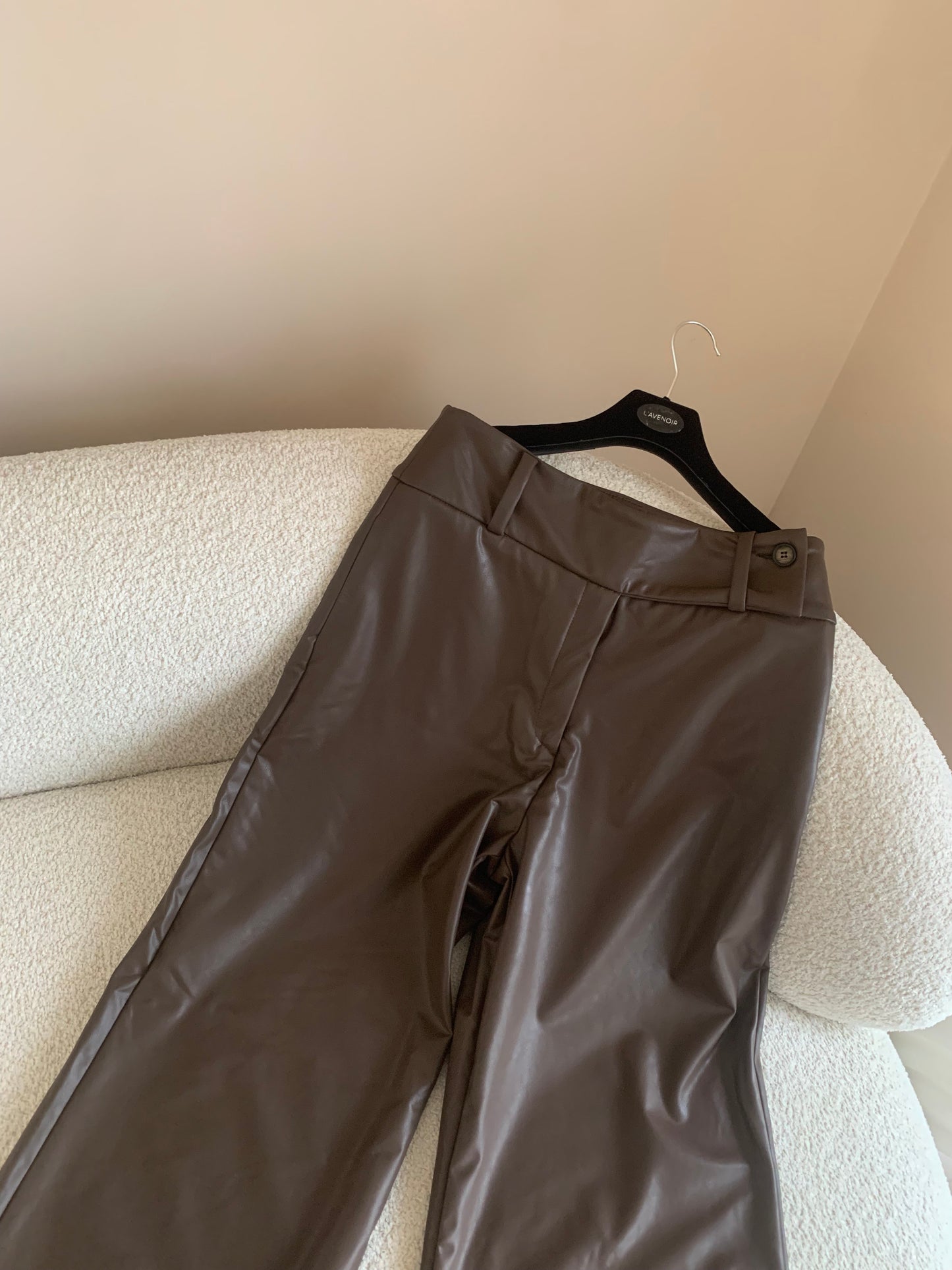 spodnie FAUX LEATHER