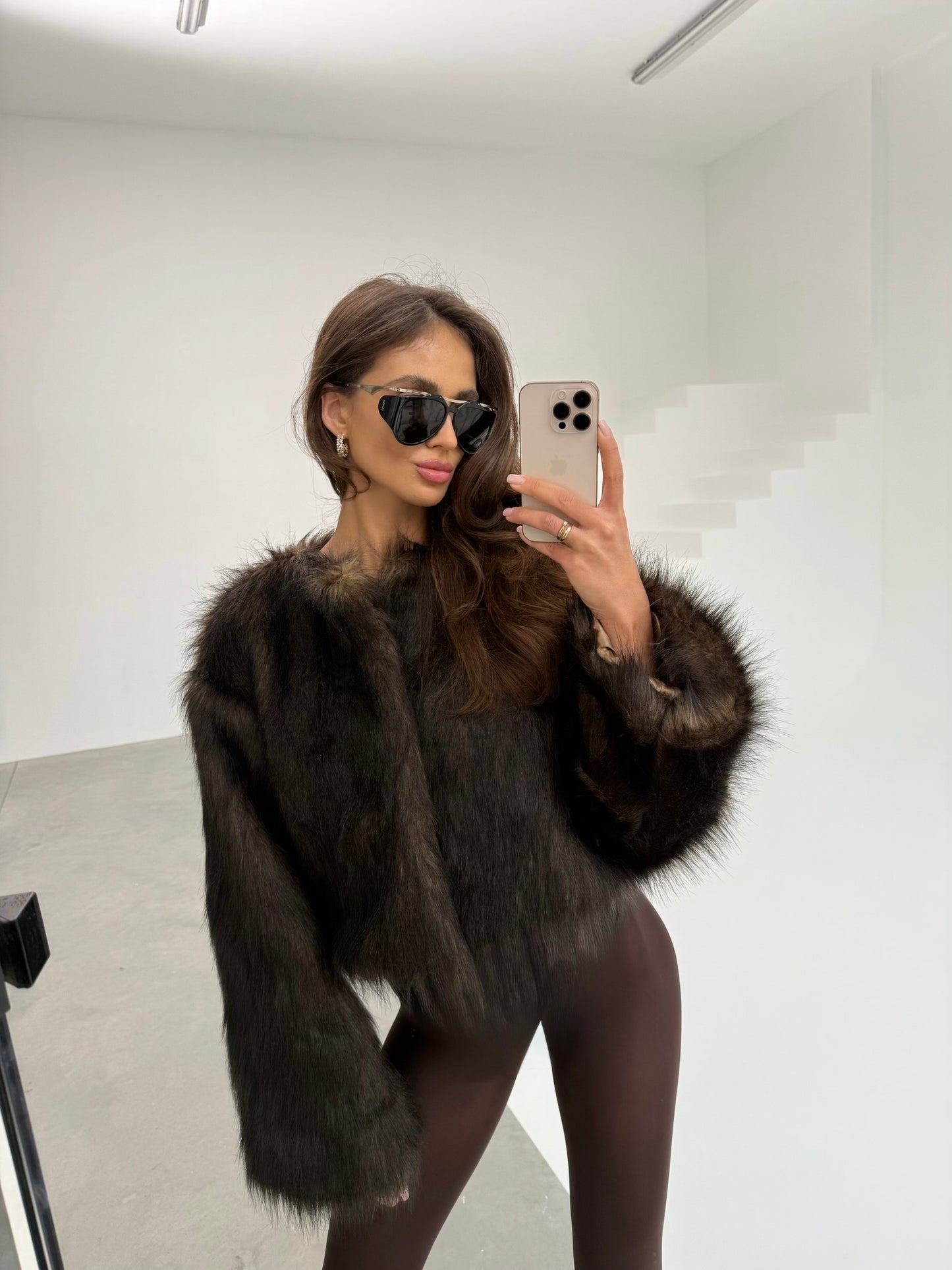FAUX FUR BROWN