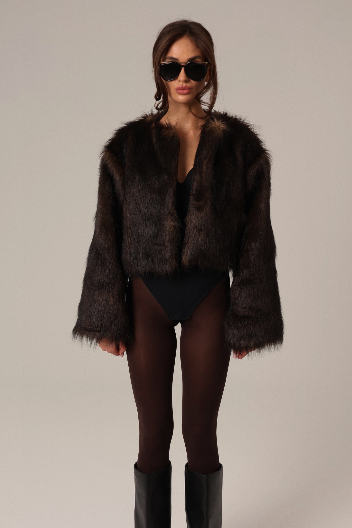 FAUX FUR BROWN