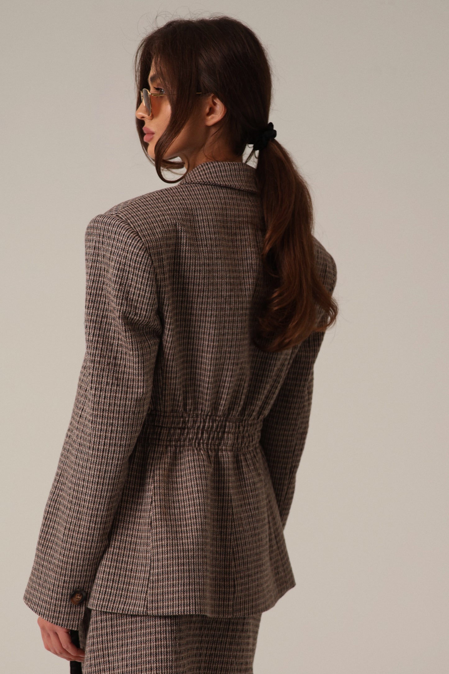 tweedowa wełniana spódnica 1