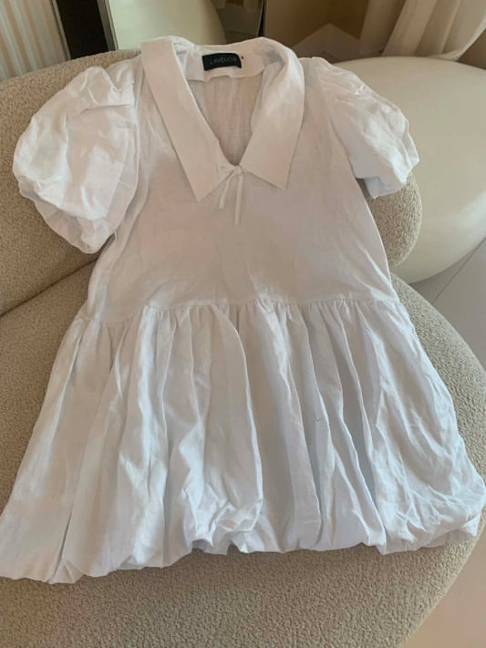 BABY DOLL LINEN DRESS