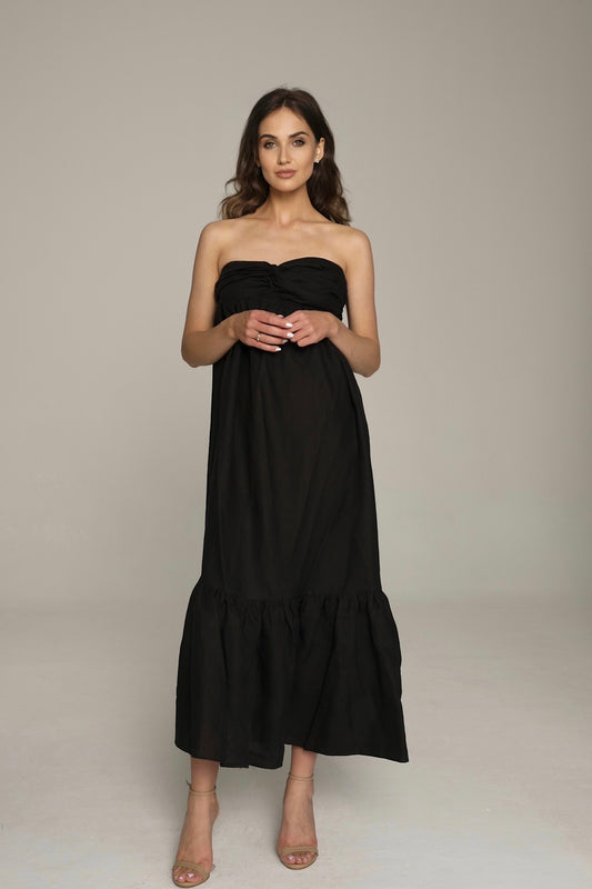 LINEN VISCOSE AMY BLACK