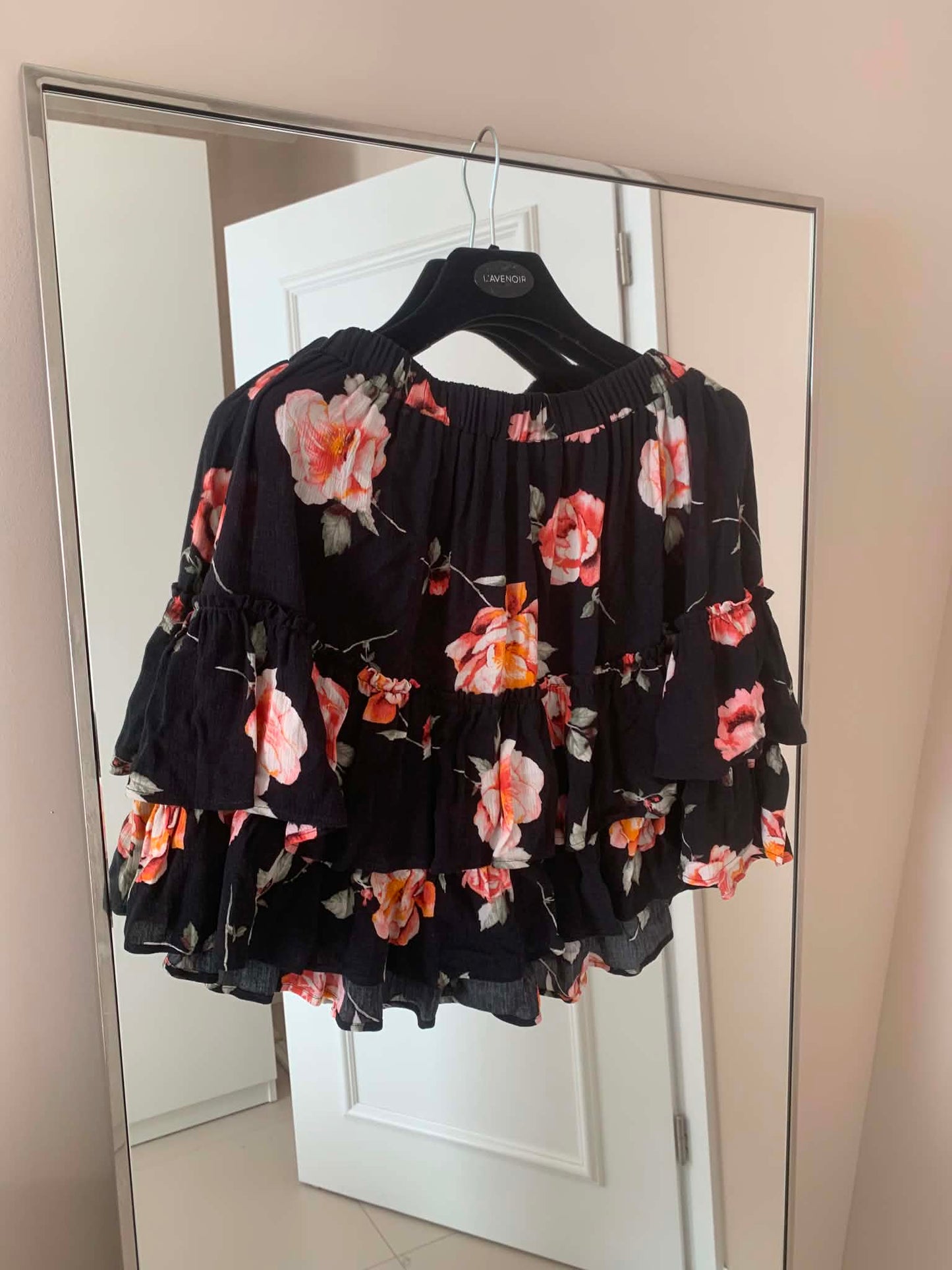 VISCOSE FLOWER SKIRT